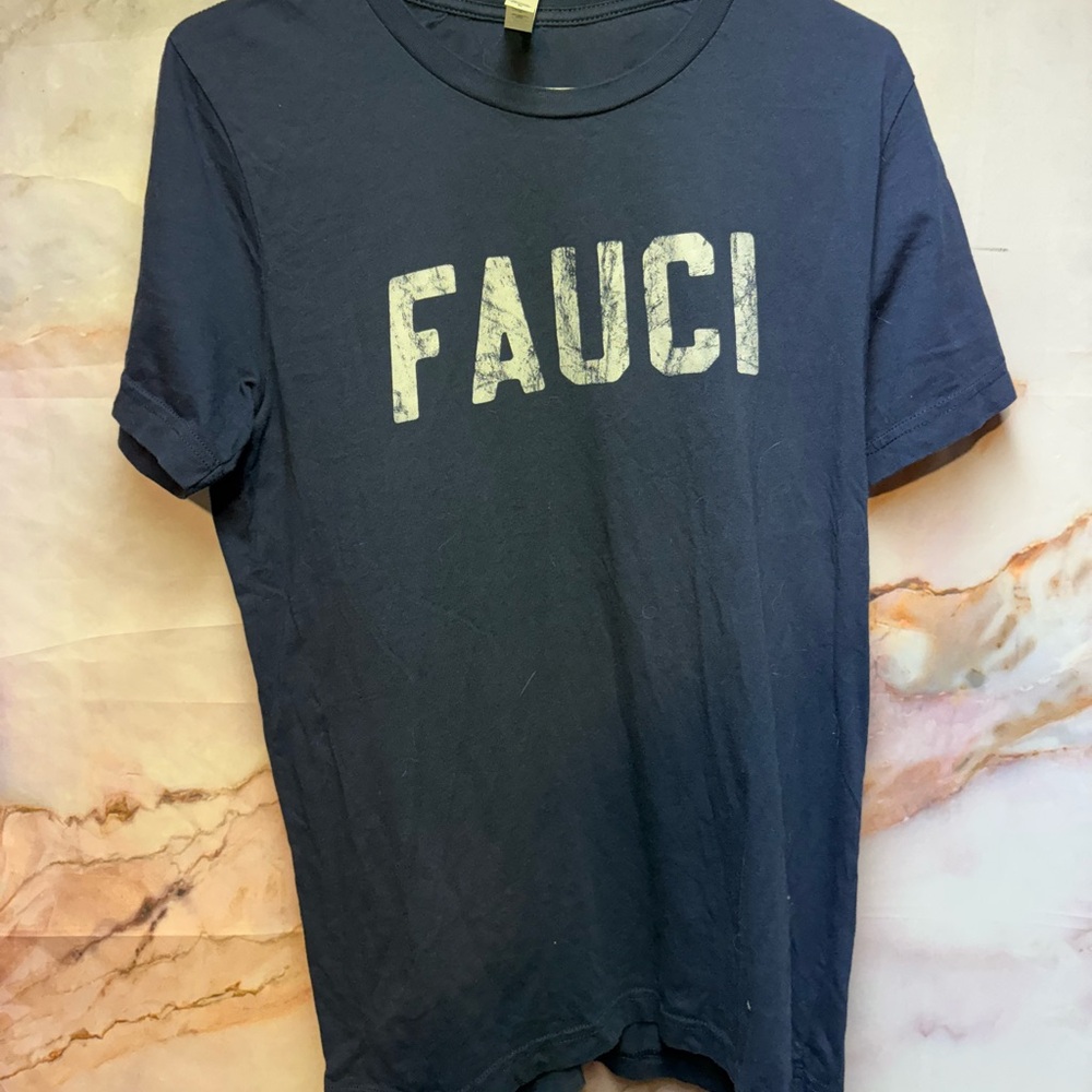 Bella Canvas‎ Navy Blue Covid 19 Fauci Tee